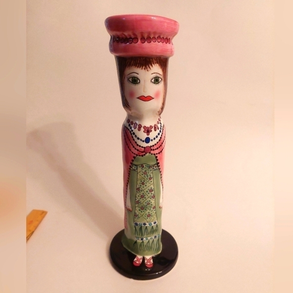 Vintage & Retired* Susan Paley Bella Casa Ganz Candle/Bud Vase "Chloe" - Picture 1 of 7